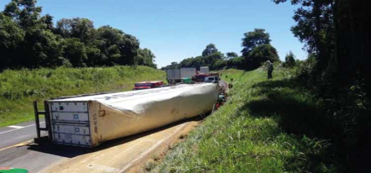  PARANÁ: Tentativa de saque de carga na BR 277 termina com pessoa baleada e quatro detidas