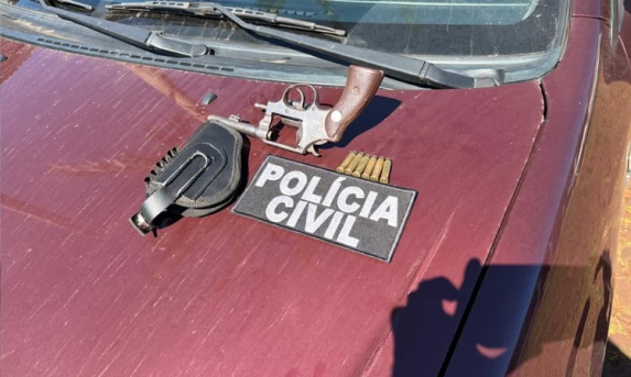 Ameaça armada em Agro Cafeeira: Polícia Civil prende homem em flagrante com revólver calibre 38 em Matelândia