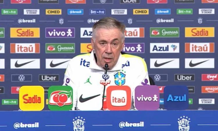 Ancelotti confirma oito mudanças e testes na Seleção Brasileira em amistoso contra o Egito neste sábado (6)
