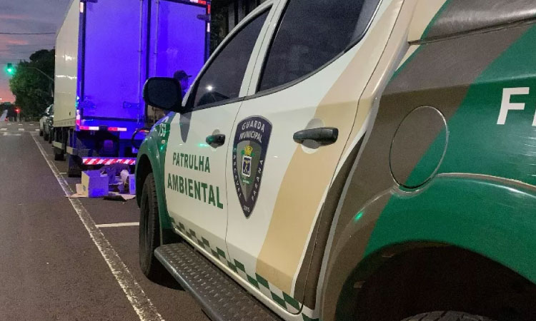 Bandidos arrombam caminhão e furtam pelo menos 300 kg de carne em Cascavel