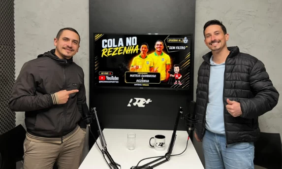 Bastidores da Copa: Anderson Souza recebe Mateus Dambroso no 