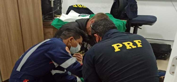 Bebê nasce na Unidade Operacional da PRF em Cascavel (PR).