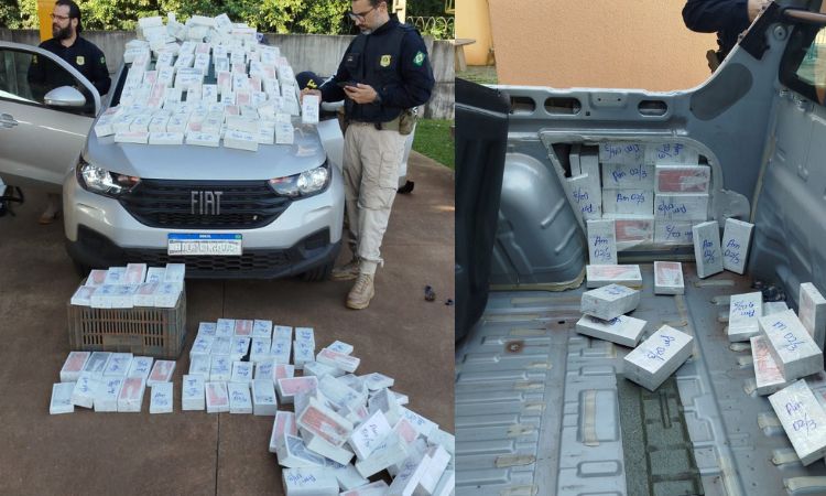 Carga Milionária: PRF intercepta Fiat Strada recheada com 350 iPhones na BR-369