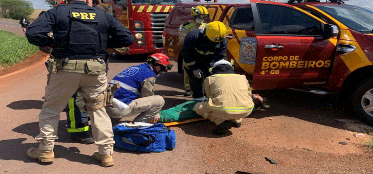 CASCAVEL: Criança é ejetada de veículo após acidente de trânsito e morre na BR-369.