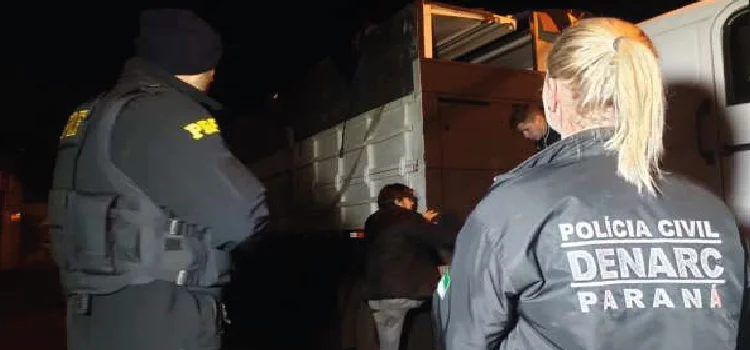 CASCAVEL: DENARC e PRF realizam apreensão de Uma Tonelada de Drogas.