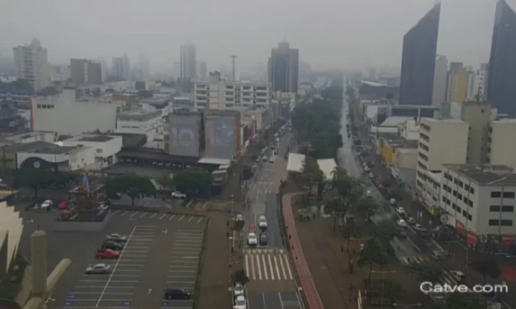 Cascavel está sob risco de tempestade e tem outros 2 alertas atmosféricos.
