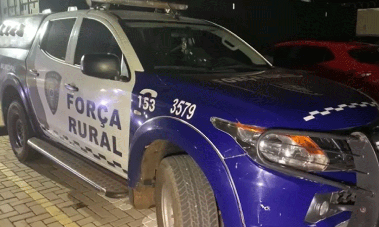 CASCAVEL: Força Rural da GM prende dois jovens com caminhonete furtada na BR-277.