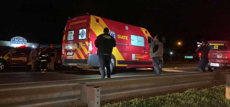 CASCAVEL: Homem morre atropelado na BR-277
