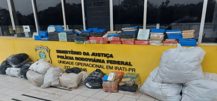 DESCAMINHO: Mulher é presa com mais de 400 kg de drogas na BR 277.