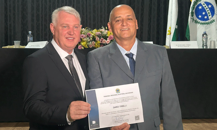 DIAMANTE DO SUL: Diplomação oficializa quarto mandato para o Prefeito Darci Tirelli