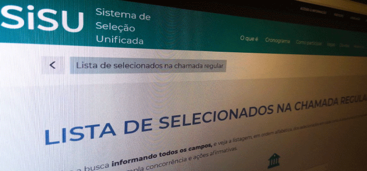 EDUCAÇÃO: Consulta de vagas do segundo processo seletivo do Sisu está disponível.