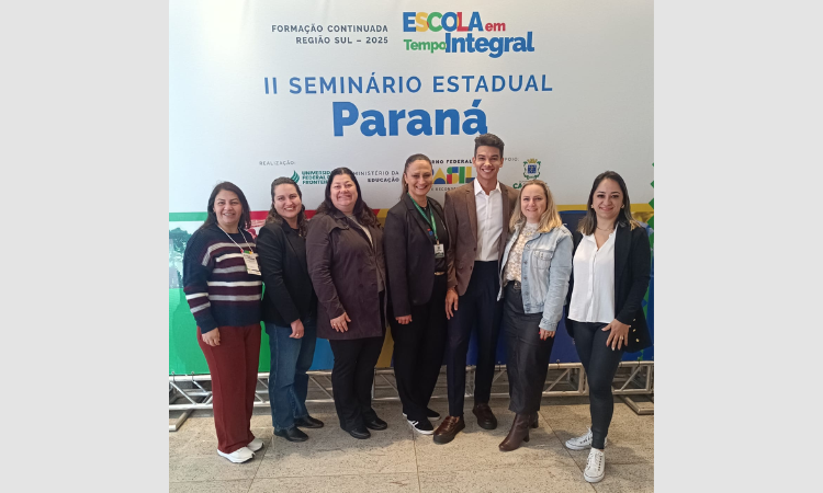 Educação de Guaraniaçu participa de seminário estadual sobre Escola em Tempo Integral