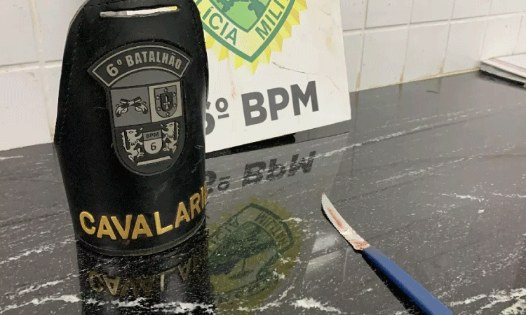 Enteado é preso após esfaquear padrasto em Cascavel