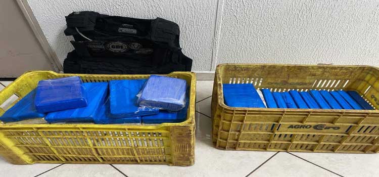 Fronteira: Polícia Civil apreende 50 quilos de cocaína e prende 2 suspeitos