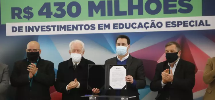 Governo do Estado vai destinar R$ 432,3 milhões para a educação especial do Paraná