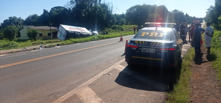 GUARANIAÇU: Acidente deixa vítima encarcerada no Km 531 da BR 277, Mato Queimado em Guaraniaçu.