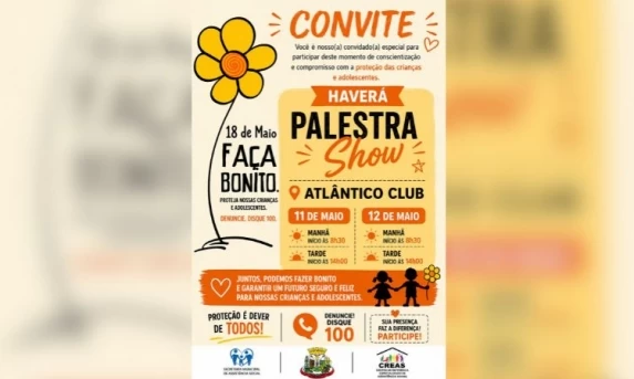 GUARANIAÇU: Assistência Social promove ações de conscientização Maio Laranja.