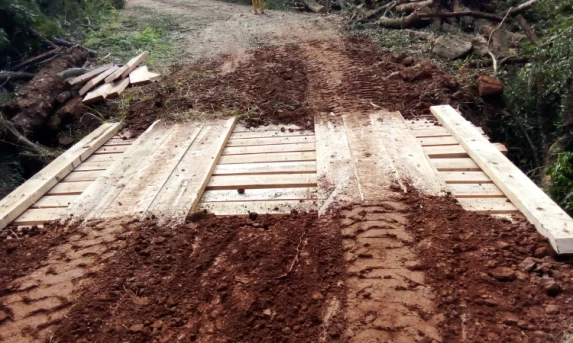 GUARANIAÇU: Comunidade de Ivan do Amaral Ganha Nova Ponte e Melhora na Mobilidade Rural