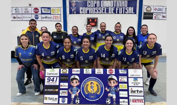 Guaraniaçu conquista título na 1ª edição do Futsal Feminino da Copa Garotinho