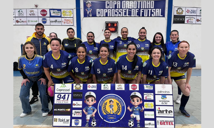 Guaraniaçu conquista título na 1ª edição do Futsal Feminino da Copa Garotinho