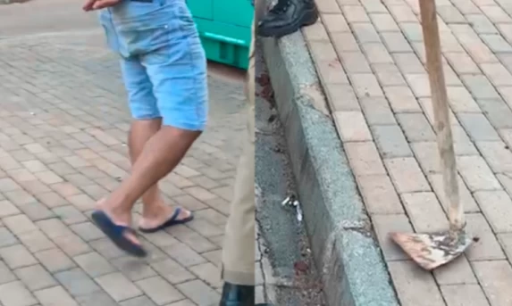 GUARANIAÇU: Marido corre atrás da esposa com enxada e acaba preso.