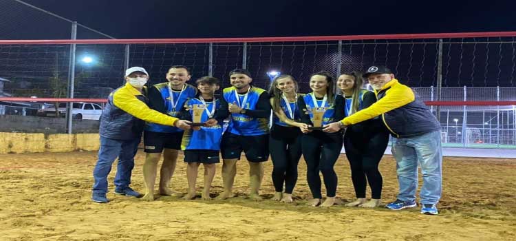 GUARANIAÇU: Vôlei de Praia é destaque e município é campeão nas duas categorias.
