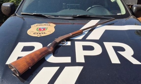 Homem é preso por posse irregular de arma de fogo em Espigão Alto do Iguaçu