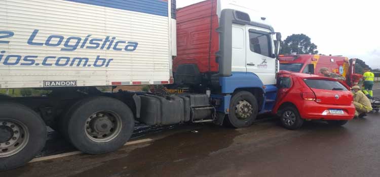 LARANJEIRAS DO SUL: Motorista perde a vida em acidente no Km 451 da rodovia BR 277.
