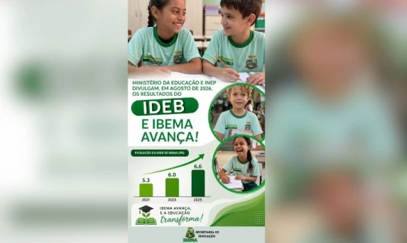 Mais um motivo de orgulho para Ibema!