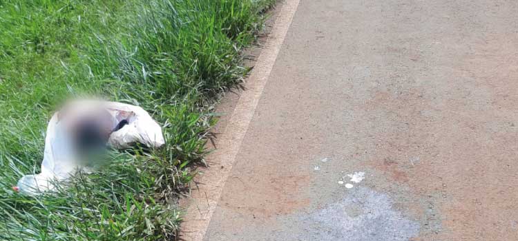 NOVA LARANJEIRAS: Indígena morre atropelado na PR 473, condutor do veículo evadiu-se do local.