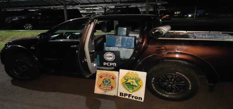 PARANÁ: BPFRON, POLÍCIA CIVIL E POLÍCIA FEDERAL apreendem grande quantidade de droga em Santa Helena