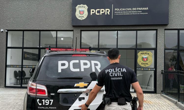 PCPR PRENDE TRÊS HOMENS EM QUEDAS DO IGUAÇU; UM DOS CRIMINOSOS FURTOU CAPACETE EM FRENTE À DELEGACIA