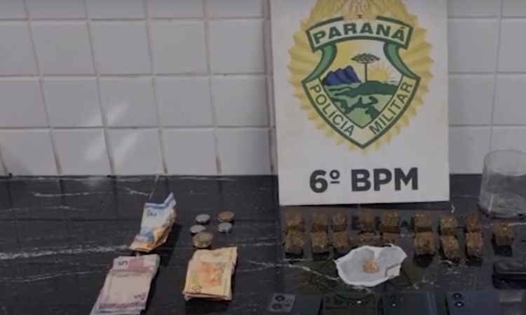 PELOTÃO DE CHOQUE PRENDE CINCO PESSOAS E APREENDE VEÍCULO DURANTE OPERAÇÃO EM CASCAVEL