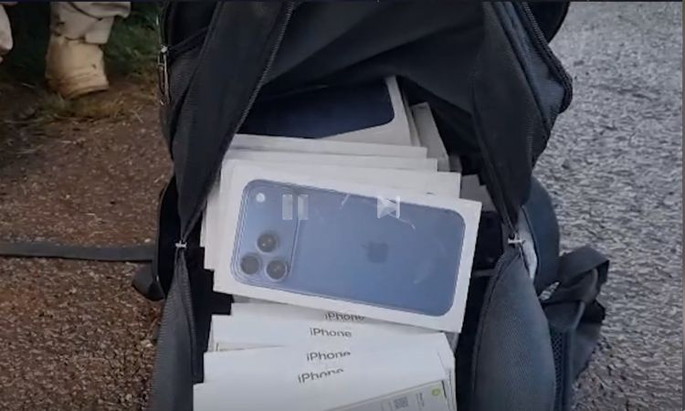 Perseguição na BR-277: PRF apreende carga de iPhones avaliada em R$ 140 mil e suspeito foge por milharal