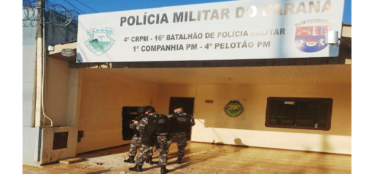 Presos tentam fuga na Delegacia de Pinhão.