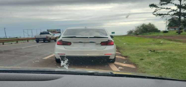 PRF apreende veículo que atropelou idosa em Guarapuava.