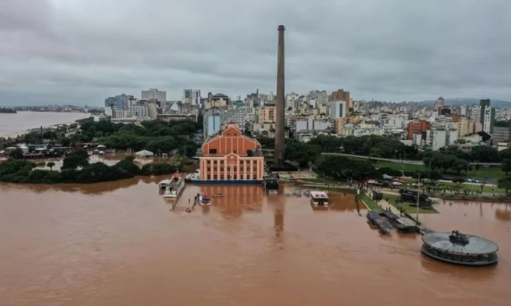 Rio Guaíba pode atingir cota de alerta até sexta-feira em Porto Alegre