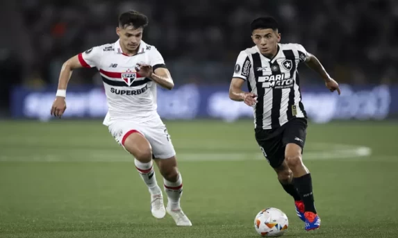 São Paulo vê Botafogo dominar primeiro tempo, mas consegue equilíbrio em empate sem gols no Rio