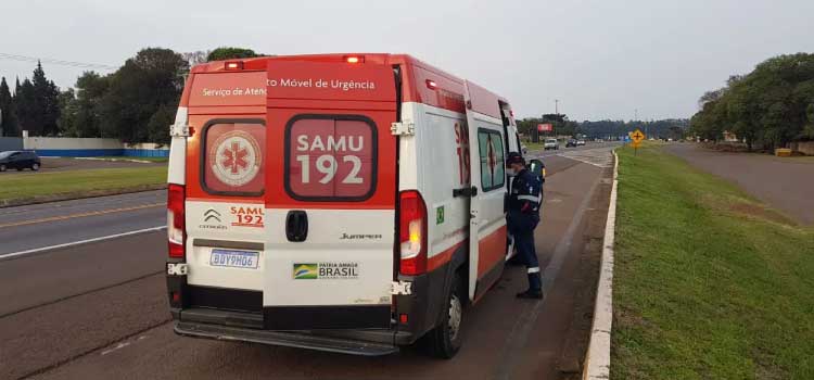 SAÚDE: Deslocando para Cascavel, viatura do Samu precisa parar na estrada para realização de parto
