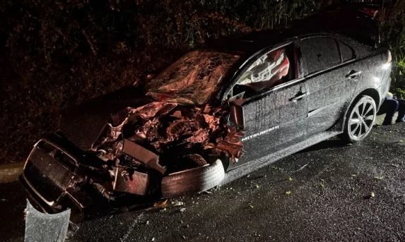 Seis pessoas ficam feridas em grave acidente na BR-277, em Laranjeiras do Sul
