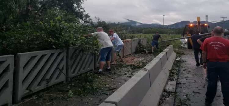 TEMPORAL: Defesa Civil confirma passagem de tornado em SC; ventos chegaram a 130km/h.