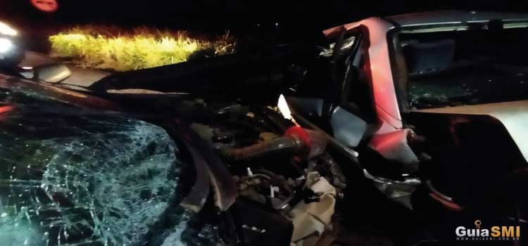 TRÂNSITO : Grave acidente deixa cinco feridos na PR-497 em São Miguel do Iguaçu