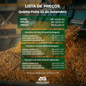 Cotação Agrícola