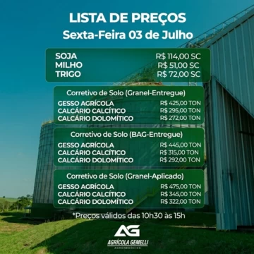 Cotação Agrícola