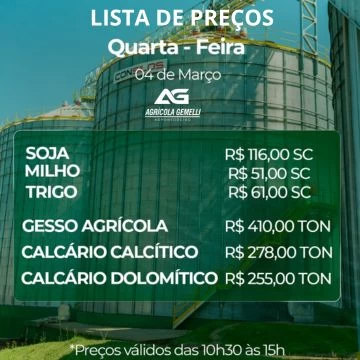 Cotação Agrícola
