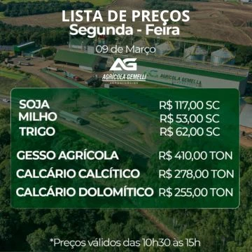 Cotação Agrícola