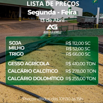 Cotação Agrícola