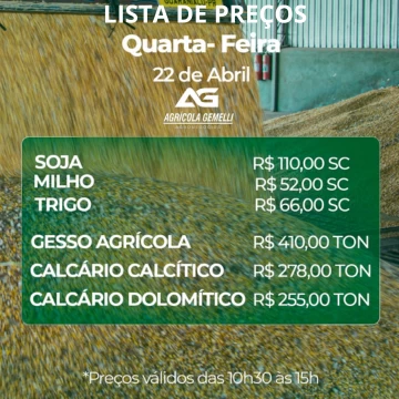 Cotação Agrícola
